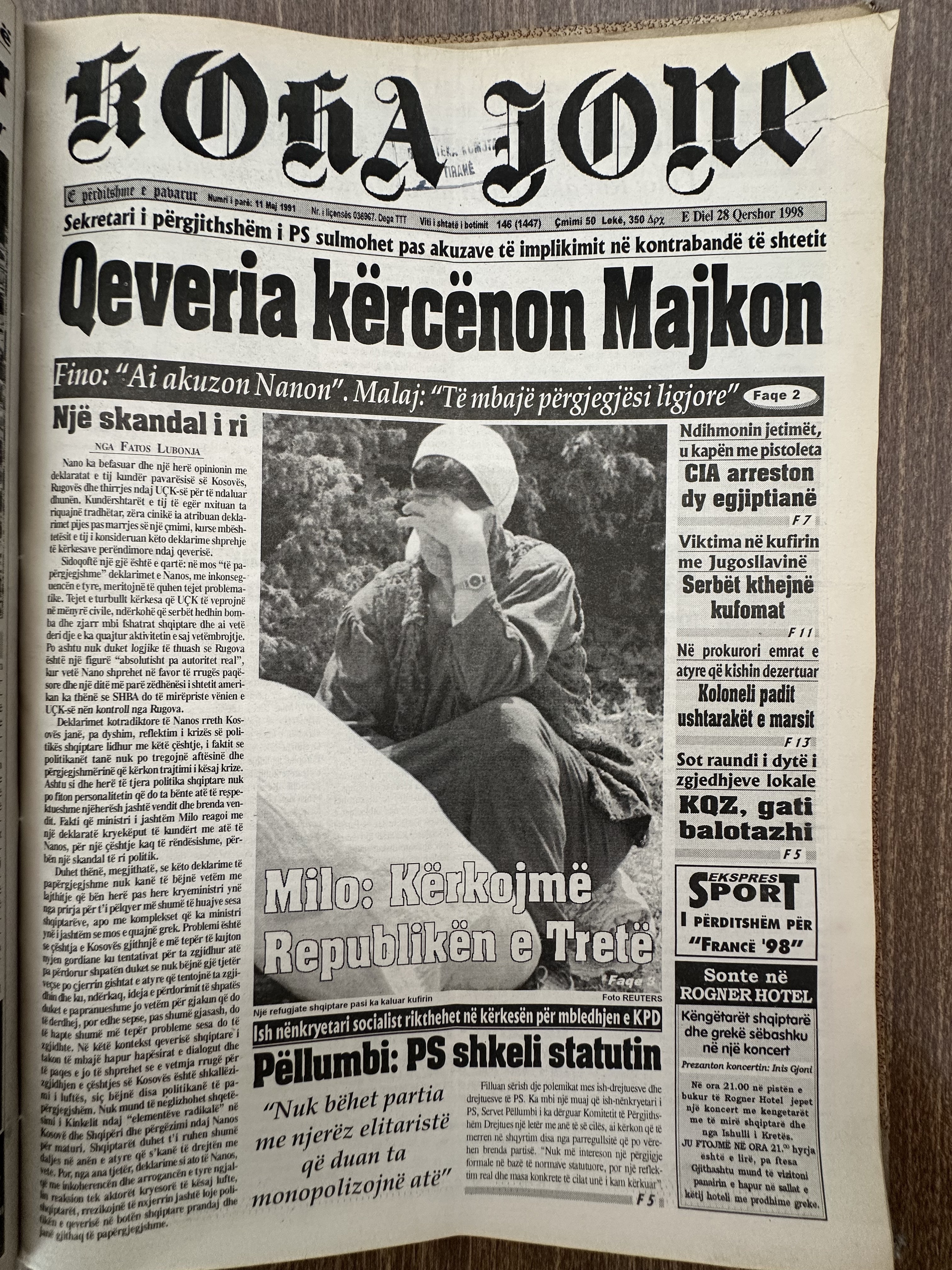 Koha Jonë 1998-06-28